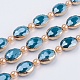 Opaque Glass Beads Strands(EGLA-K013-PL-07D)-1