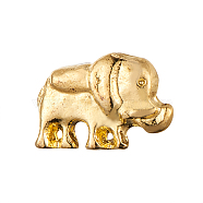 Alloy Nail Art Decoration, Elephant, Golden, 4x7mm(MRMJ-G004-B15)