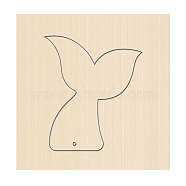 Wood Cutting Dies, with Steel, for DIY Scrapbooking/Photo Album, Decorative Embossing DIY Paper Card, Fish Pattern, 80x80x24mm(DIY-WH0169-89)