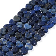 Dyed Natural Lapis Lazuli Beads Strands, Heart, 4x4x2mm, Hole: 1mm, about 87~91pcs/strand, 13.78''~14.17''(35~36cm)(G-M403-A30-01)