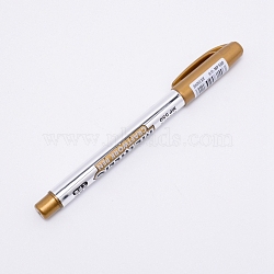 Epoxy Resin Drawing Pen, Paint Marker, Marking Pen, Graffiti Signature Pen, Daily Supplies, Goldenrod, 140.5x12x16mm(AJEW-J033-01A)