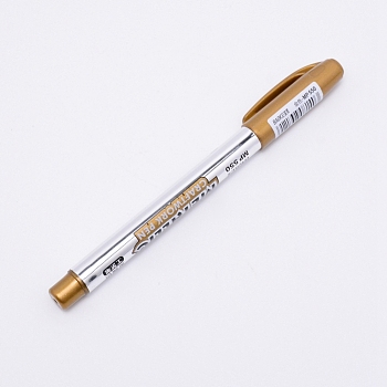Epoxy Resin Drawing Pen, Paint Marker, Marking Pen, Graffiti Signature Pen, Daily Supplies, Goldenrod, 140.5x12x16mm