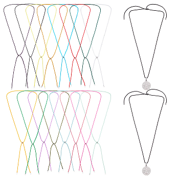 16Pcs Nylon Cords Necklaces Making, Mixed Color, 14.57 inch(37cm)