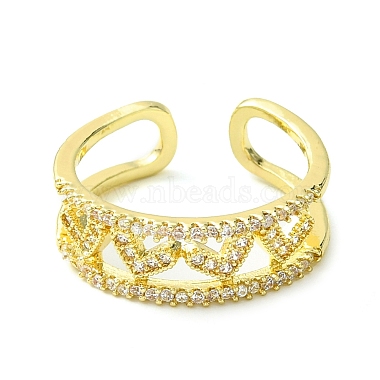 Brass Micro Pave Cubic Zirconia Ring(RJEW-Z033-09A)-2