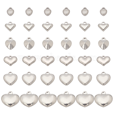 Stainless Steel Color Heart 304 Stainless Steel Pendants