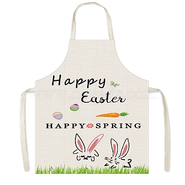 Easter Theme Polyester Sleeveless Apron(PW-WG75993-20)-1