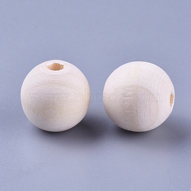 Perles de bois non finies(X-WOOD-S651-18mm-LF)-2