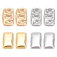 Real 14K Gold Plated 4 Pairs 4 Style Alloy Stud Earrings for Women(EJEW-AN0004-24)-1