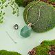 Natural Green Aventurine Perfume Bottle Pendant(G-NB0003-58B)-2