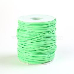 Flat PVC Cords, for Jewelry Making, Green, 2.3mm, , about 50 yards/roll(OCOR-R079-01F)