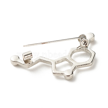 Hollow Chemistry Molecular Structure Brooch(JEWB-C012-09A)-2