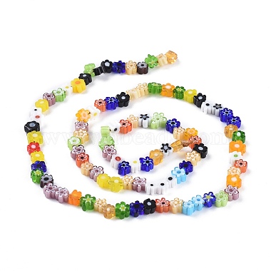 hechos a mano de los granos de cristal del millefiori(LAMP-CJ0001-17)-7