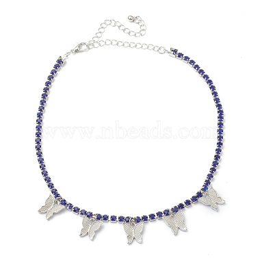 Medium Blue Alloy Necklaces