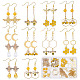 DIY Bee Dangle Earring Making Kit(DIY-SC0020-43)-1