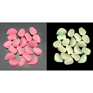 Plastic Imitation Luminous Stone Display Decoration, Nuggest, Hot Pink, 27mm(PW-WG21176-03)