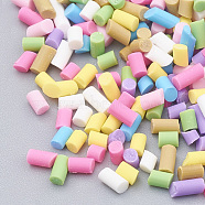Handmade Polymer Clay Sprinkle Beads, Fake Food Craft, No Hole, Mixed Color, 2.5~12.5x1.5mm(CLAY-N002-14A)