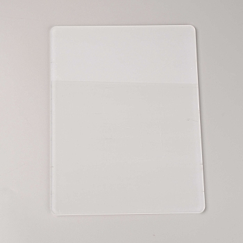 Acrylic Board, Flat Rectangle, Clear, 228x300x4.5mm