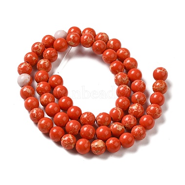 Synthetic Imperial Jasper Beads Strands(G-I199-35-6mm-D)-3
