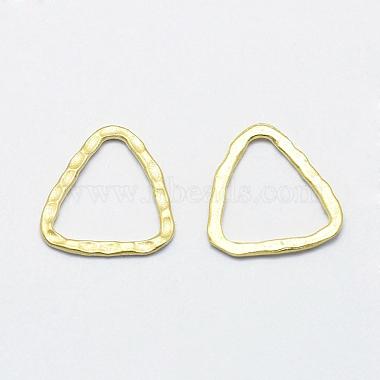 Unplated Triangle Brass Links