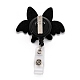 Halloween Bat Felt & ABS Plastic Badge Reel(AJEW-I053-24)-2
