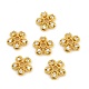Brass Micro Pave Clear Cubic Zirconia Bead Caps(CU-CBA6A75-28G)-1