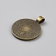 Alloy Pendant Cabochon Settings(FIND-WH0148-337AB)-2