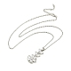 304 Stainless Steel Cable Chain Necklaces(NJEW-H040-10P)-2