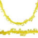 PET Ribbon for Party Wedding Celebration Props Supplies Decoration, Yellow, 1880x50mm(DIY-TADJ0001-01C)