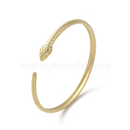 304 Stainless Steel Snake Cuff Bangles, Golden, Inner Diameter: 2-1/8 inch(5.25cm)(BJEW-A003-02G)