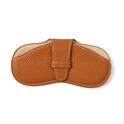 PU Leather Glasses Case, for Eyeglass, Sun Glasses Protector, Chocolate, Fold: 87x175x8mm, Unfold: 163x175x8mm(AJEW-WH0304-74B)