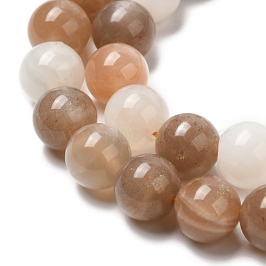Brins de perles naturelles multi-pierre de lune(G-J157-8mm-06)-2