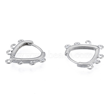 Tarnish Resistant 304 Stainless Steel Hoop Earrings Findings(STAS-N092-192)-2