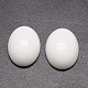 Овальные натуральный белый нефрит кабошоны(X-G-K020-18x13mm-12)-1