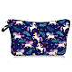 Unicorn Pattern Polyester Makeup Storage Bag(WG49721-03)-1