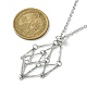 Crystal Cage Holder Necklace(NJEW-JN04604-01)-4