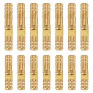 CHGCRAFT 20 Pcs 2 Style Brass Column Hinge, with Screw, Jewelry Box Accessories, Golden, 10pcs/style(FIND-CA0001-76G)
