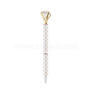 Plastic Diamond Painting Point Drill Pen, Polka Dot Pattern, Diamond Painting Tools, with Diamond Ornament, WhiteSmoke, 135x9~24mm(DIAM-PW0001-023A)