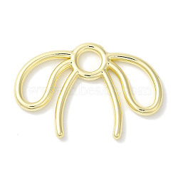 Rack Plating Alloy Pendants, Cadmium Free & Nickel Free & Lead Free, Bowknot, Golden, 23.5x33x2mm, Hole: 5mm(FIND-I039-043G-11)