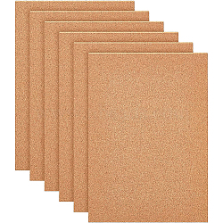 Cork Sheets Plain, for DIY Craft Kitchen Pads, BurlyWood, 29.7x21x0.1cm(DIY-BC0011-89)