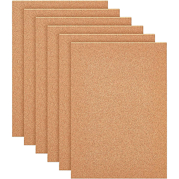 Cork Sheets Plain, for DIY Craft Kitchen Pads, BurlyWood, 29.7x21x0.1cm