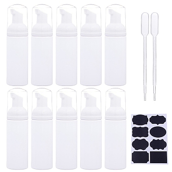 Plastic Squeeze Bottles, with Chalkboard Sticker Labels, Adhesive Stickers, Plastic Transfer Pipettes, Mixed Color, 37x6~37mm, Hole: 2mm