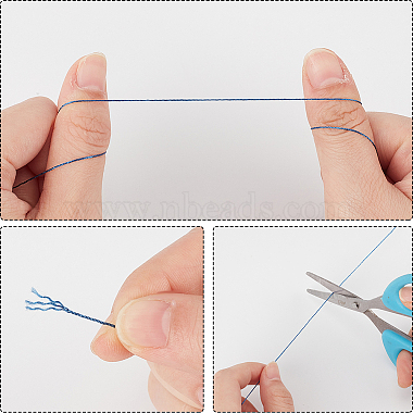 24Pcs 6 Colors Polyester Embroidery Threads(DIY-CY0003-59)-6