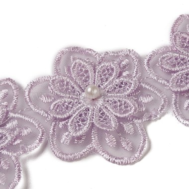 Flower Polyester Lace Trim(OCOR-XCP0001-85)-4