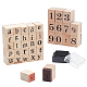 pandahall элита 2 коробки набор деревянных марок(AJEW-PH0003-54)-1