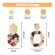 20Pcs 10 Style Acrylic Dangle Stud Earrings(EJEW-FI0001-64)-2
