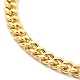 Brass Cable Chains Slider Bracelet for Women(BJEW-G643-01G)-2