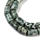 Natural Green Spot Jasper Beads Strands(G-C128-A17-01)-3