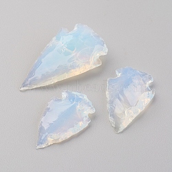 Opalite Home Display Decorations, Arrowhead, 18~40x12~26x4~14mm(G-F526-02E)