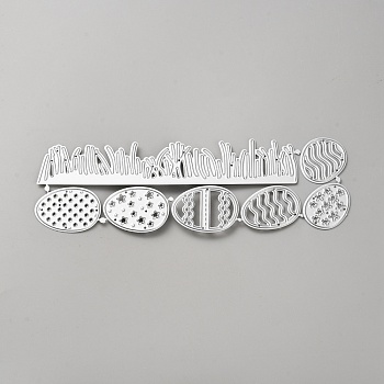 Cutting Dies Stencils, for DIY Scrapbooking, Photo Album, Decorative Embossing Paper Card, Leaf, 170x39x0.8mm, Hole: 1.2mm