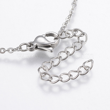 304 Stainless Steel Pendant Necklaces(NJEW-K107-12A)-3